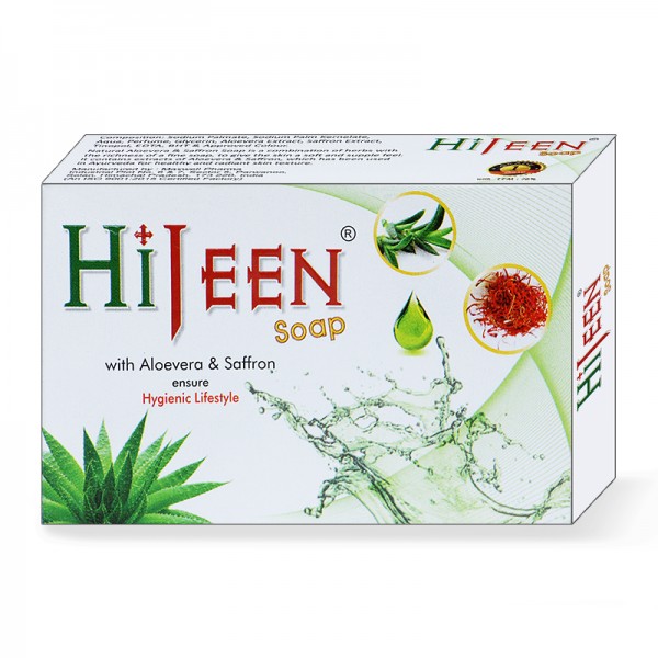 Hijeen Aloevera Saffron Soap 100g